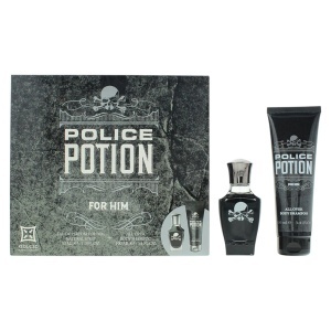 Set Police: Potion, Apă de parfum, For Men, 30 ml + Potion, Hydrating, Body Lotion, 100 ml