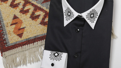 The black shirt with a twist