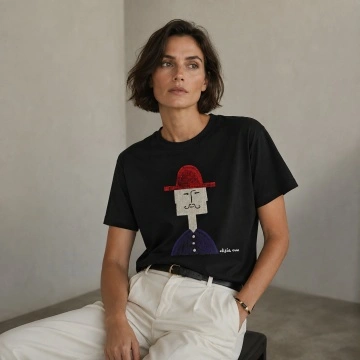 Black T-shirt MR. GHIBLI
