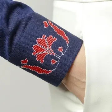 Navy blue shirt POPPY FLOWER - Img 3