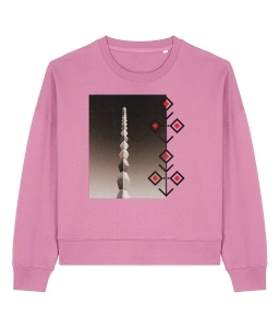 Bluza bumbac organic COLOANA INFINITULUI