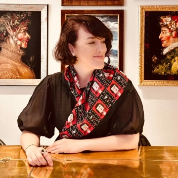 Esarfa matase MADAME ENCO