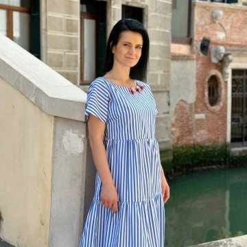 Rochie in dungi MARGARITA - Img 3