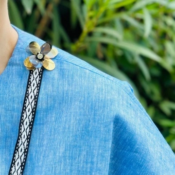 APEROL SPRITZ Caftan bleu - Img 4
