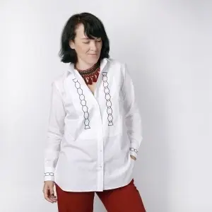 Camasa alba COLOANA