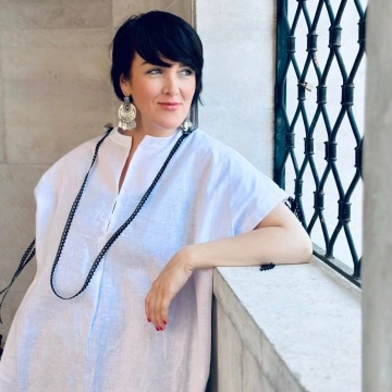 GIN FIZZ KAFTAN bílý