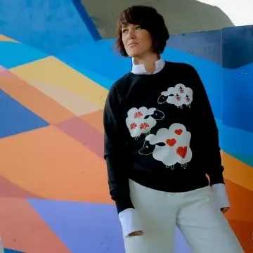 Organic cotton sweatshirt OIANA