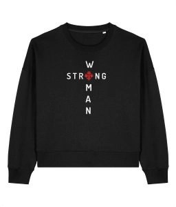 Bluza STRONG WOMAN din bumbac organic