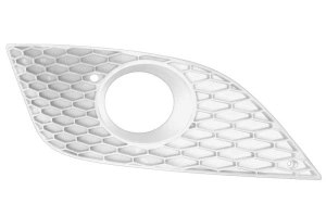 Acoperire bara Dreapta Fata SEAT LEON 2009-2012 - (cu locas proiector, plastic, negru) - Original OE