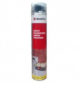 Adeziv poliuretanic pentru polistiren 750 ml WURTH