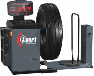 Aparat echilibrat roti camioane si autoutilitare EVERT CB460, diametru janta 10"-24", diametru maxim roata 47", greutate maxima roata 135kg