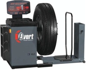 Aparat echilibrat roti camioane si autoutilitare EVERT CB460, diametru janta 10"-24", diametru maxim roata 47", greutate maxima roata 135kg