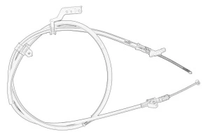 Cablu frana mana Dreapta LEXUS RX; TOYOTA HARRIER 2005-2013 - (tip frana: disc) - Original OE