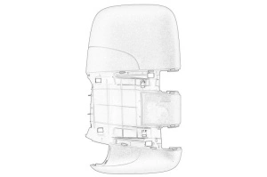 Carcasa oglinda Dreapta IVECO DAILY VI dupa 2014 - Original OE