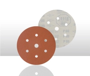Disc abraziv 542 6 gauri Velcro f150mm P120 100 bucati STARCKE