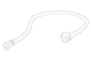 Furtun radiator BMW 5, 6 2002-2010 - (E60; E63; E64) - Original OE