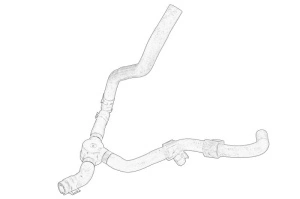 Furtun radiator VW TRANSPORTER T5 2009-2015 - Original OE