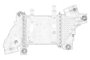 Intercooler VW TRANSPORTER T5, TRANSPORTER T6 2009-2024 - Original OE