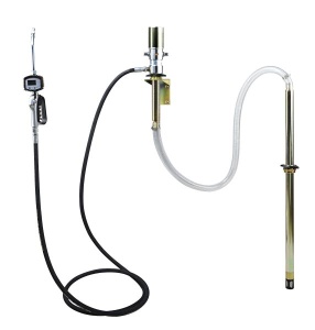 Kit montare aparat gresare pneumatic pompa de ulei cu un randament de 1:1, cu un pistol cu debitmetru, furtun 4m PROFITOOL - Img 1