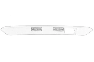 Lumina numar inmatriculare VW VW TRANSPORTER T5, TRANSPORTER T6, TRANSPORTER T6 / CARAVELL 2009-2024 - Original OE