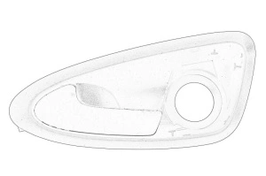 Maner usa Stanga SEAT IBIZA IV 2008-2017 - (interior) - Original OE