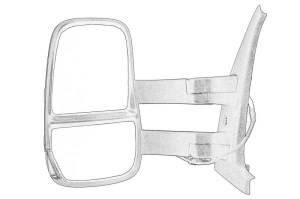 Oglinda laterala , lung Stanga IVECO IVECO DAILY IV 2006-2011 - Original OE