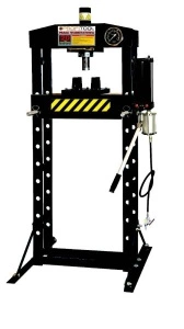 Presa hidraulica, incarcatura: 20 t, structura sudata, cilindru miscator, MANOMETER; PROFITOOL