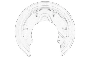 Protectie disc frana Stanga/Dreapta Spate RENAULT CLIO III, MODUS dupa 2004 - Original OE