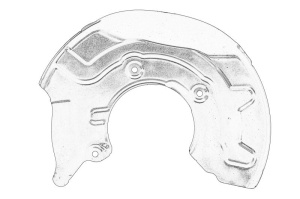 Protectie disc frana Stanga Fata AUDI A1, A1 CITY CARVER; SEAT ARONA, IBIZA V; SKODA FABIA IV dupa 2017 - Original OE