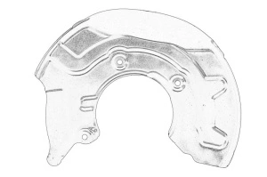 Protectie disc frana Stanga Fata AUDI A1, A1 CITY CARVER; SEAT ARONA, IBIZA V; SKODA FABIA IV dupa 2017 - Original OE