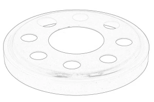 Roata dintata arbore cotit BMW 1, 3, 5 2004-2011 - (E87; E90; E61) - Original OE
