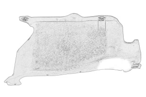 Scut motor Dreapta AUDI A3; SEAT TOLEDO II; VW BORA, BORA I, GOLF IV - Original OE