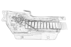 Semnalizator oglinda laterala Stanga SKODA FABIA IV dupa 2021 - (transparent) - Original OE