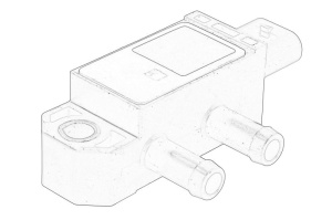 Senzor presiune gaze evacuare AUDI A3, A4 ALLROAD B9, A4 B9 dupa 2012 - Original OE