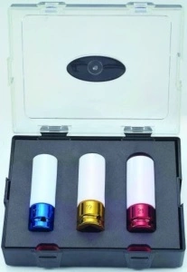 Set 3 tubulare impact 1/2inch jante aliaj FORCE
