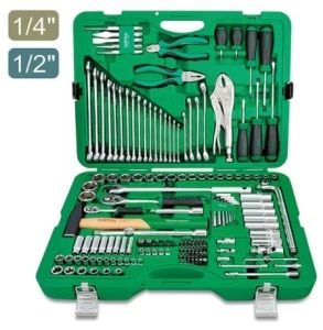 Set chei diferite tipuri si marimi 150 piese TOPTUL - Img 3