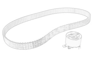 Set distributie MERCEDES A, B SPORTS TOURER, CITAN MIXTO dupa 1997 - (curea + pinion; V177; W176; W177; W246, W242; W247; DOUBLE CABIN) - Original OE