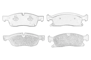 Set placute frana Fata JEEP GRAND CHEROKEE, GRAND CHEROKEE IV dupa 2010 - Original OE