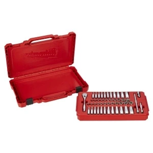 Set scule / Set prize, omogen 50 buc, profil: Hexagonal, priză / antrenare: 1/4", ambalaj: valiză din plastic MILWAUKEE - Img 3