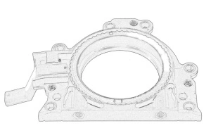 Simering ulei arbore cotit Spate AUDI A1; SEAT IBIZA IV, IBIZA IV SC, IBIZA IV ST 2014-2022 - (85x113x16) - Original OE