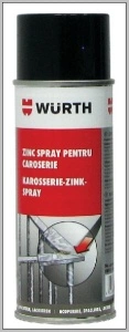 Spray Zinc caroserie Wurth 400 ml