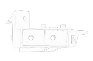 Suport bara protectie Dreapta Fata TOYOTA RAV 4 II 2000-2005 - Original OE