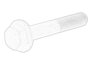 Surub clema articulatie sarcina/ghidare Stanga/Dreapta Fata NISSAN PRIMASTAR; OPEL MOVANO A; RENAULT MASTER II dupa 1997 - (M12x1,25x75mm, știft/pivot) - Original OE