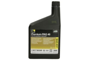 Ulei instalatie climatizare PAG 46, 1L 1 buc, tip refrigerant R1234yf/R134a, cu substanta UV, service masini hibride, PREMIUM PAG 46 + UV DYE ERRECOM - Img 2