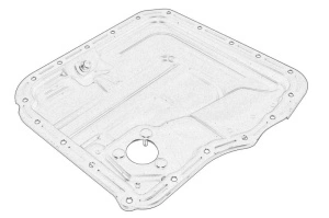 Baie ulei HYUNDAI IX35, SANTA FE IV, SANTA FÉ III; KIA SORENTO II 2009-2020 - (partea inferioara) - Original OE
