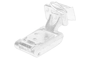 Balama usa Stanga Spate MERCEDES SPRINTER 3, 5-T, SPRINTER 3-T 2006-2021 - (partea inferioara, usa aripii; B906; B906; B910; B906; B906) - Original OE