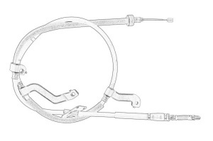 Cablu frana mana Dreapta Spate KIA CEE'D, PRO CEE'D 2012-2018 - (1878mm) - Original OE
