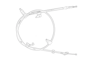 Cablu frana mana Dreapta TOYOTA AURIS, COROLLA 2012-2019 - Original OE