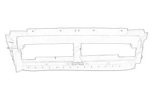 Canal ghidaj aer admisie FORD MONDEO, S-MAX 2006-2014 - (partea inferioara, plastic) - Original OE