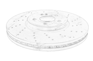 Disc frana Stanga/Dreapta Fata MERCEDES A, CLA, CLA SHOOTING BRAKE dupa 2019 - (W177; C118; X118; H247; X247) - Original OE